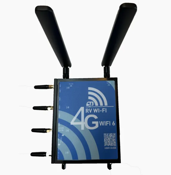 RV WiFi 4G Portable Caravan WiFi DishyDock router with six antennas